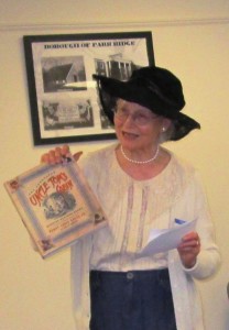 Brietta Savoie honoring Harriet Beecher Stowe